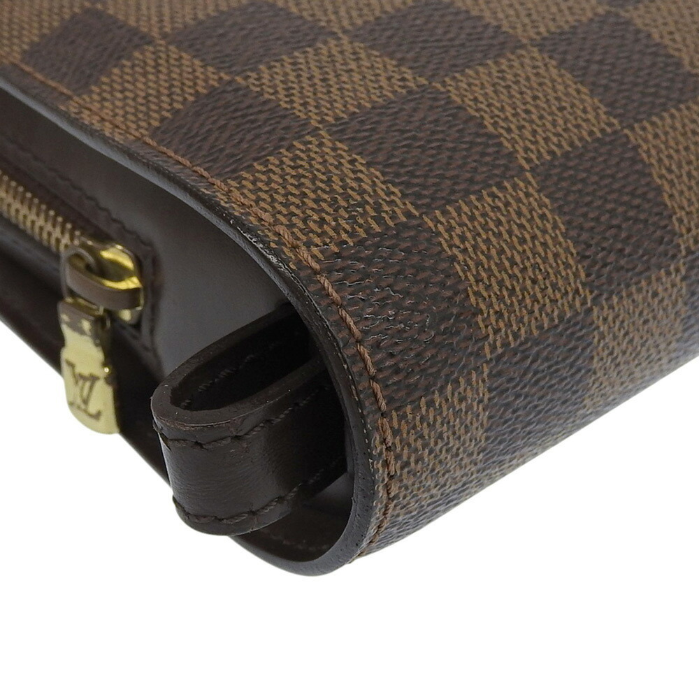 LOUIS VUITTON Authentic Brown Damier Clutch Bag - Picture 4 of 7